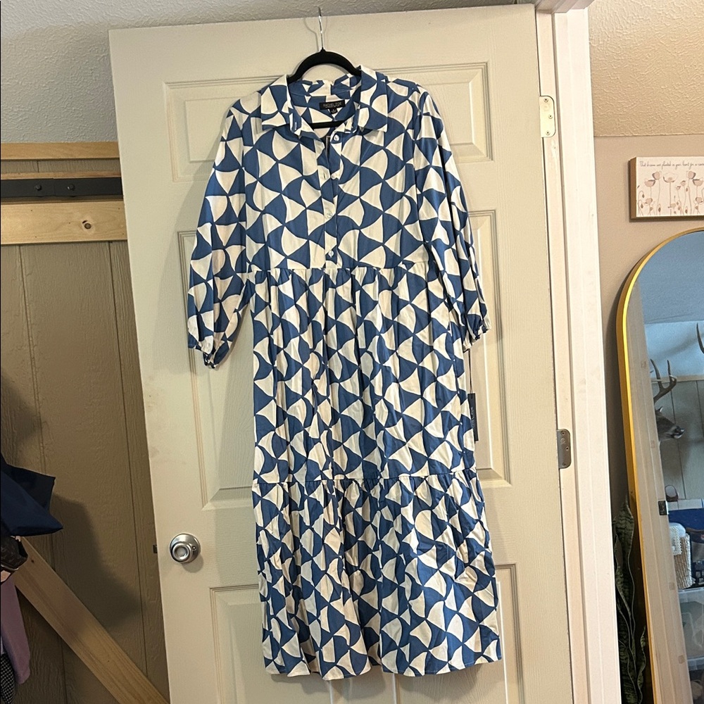 Bettina Tiered Inspired Patterned Dress